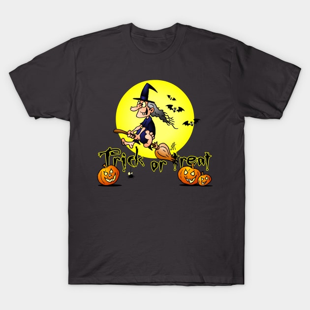 Halloween, Trick or treat T-Shirt by Cardvibes